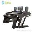 Professional keyboard desk piano stand with mobile sound cabinet